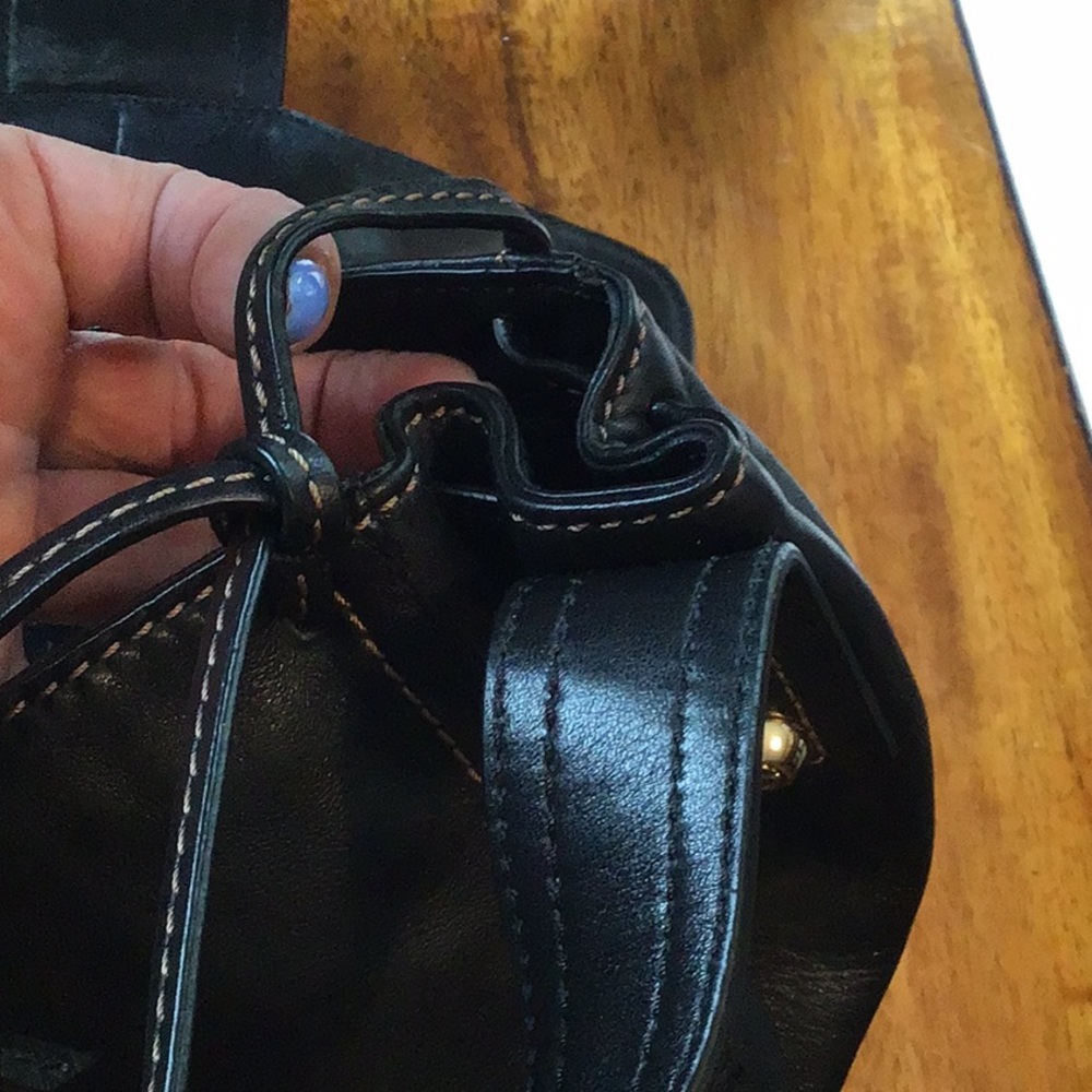 Super cute Francesco Biasia black leather bag - Picture 8 of 8